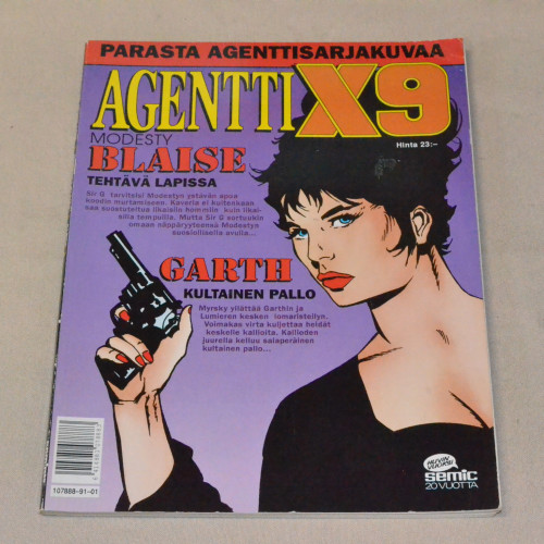 Agentti X9 albumi 1991 Modesty Blaise